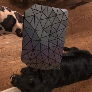 Reflective chain link purse